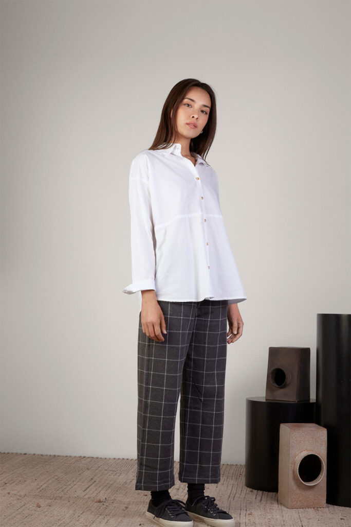 chemise oversize coton naturelle VIVIAN MUS&BOMBON marque espagnole éco-friendly