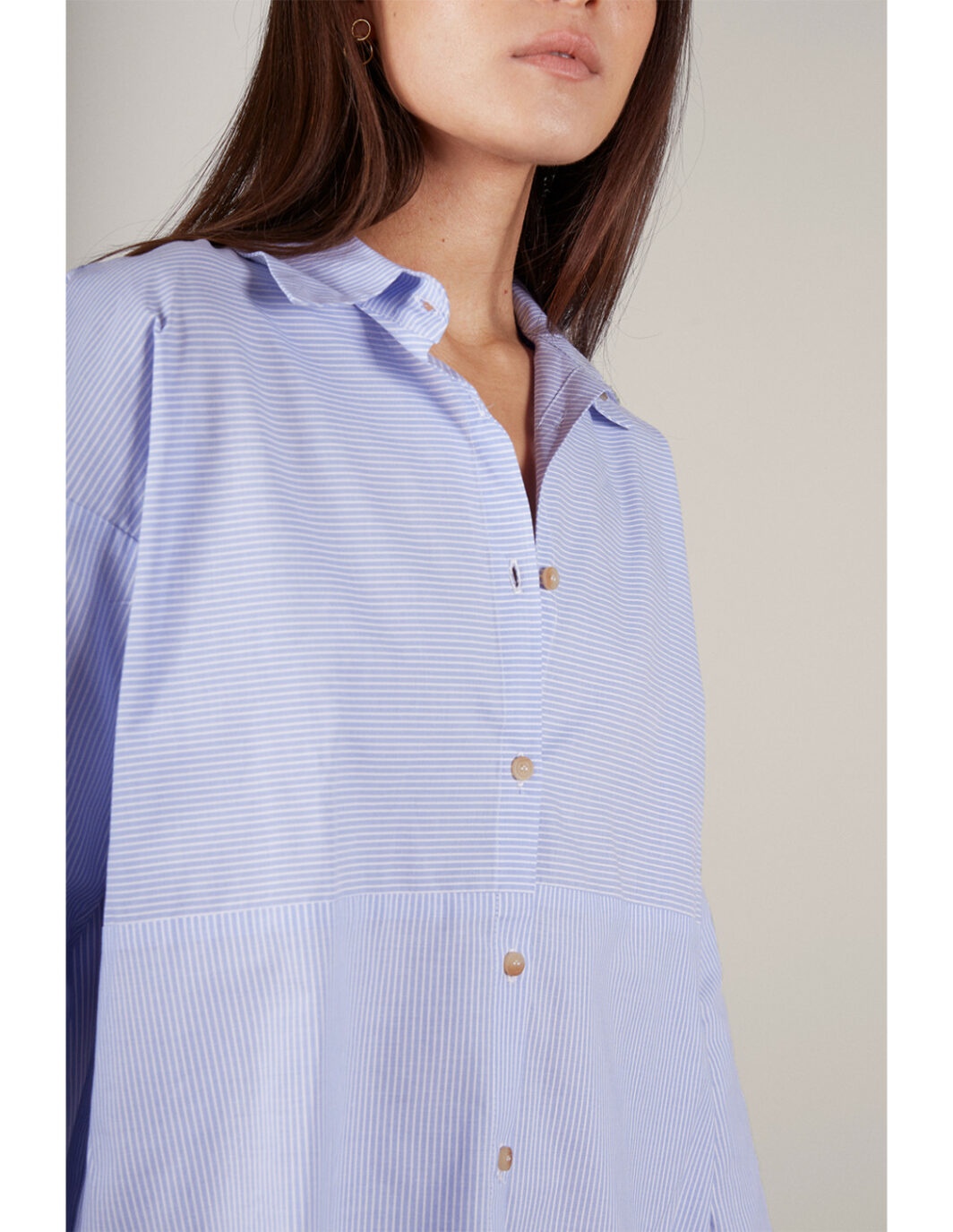 chemise oversize coton naturelle VIVIAN MUS&BOMBON marque espagnole éco-friendly