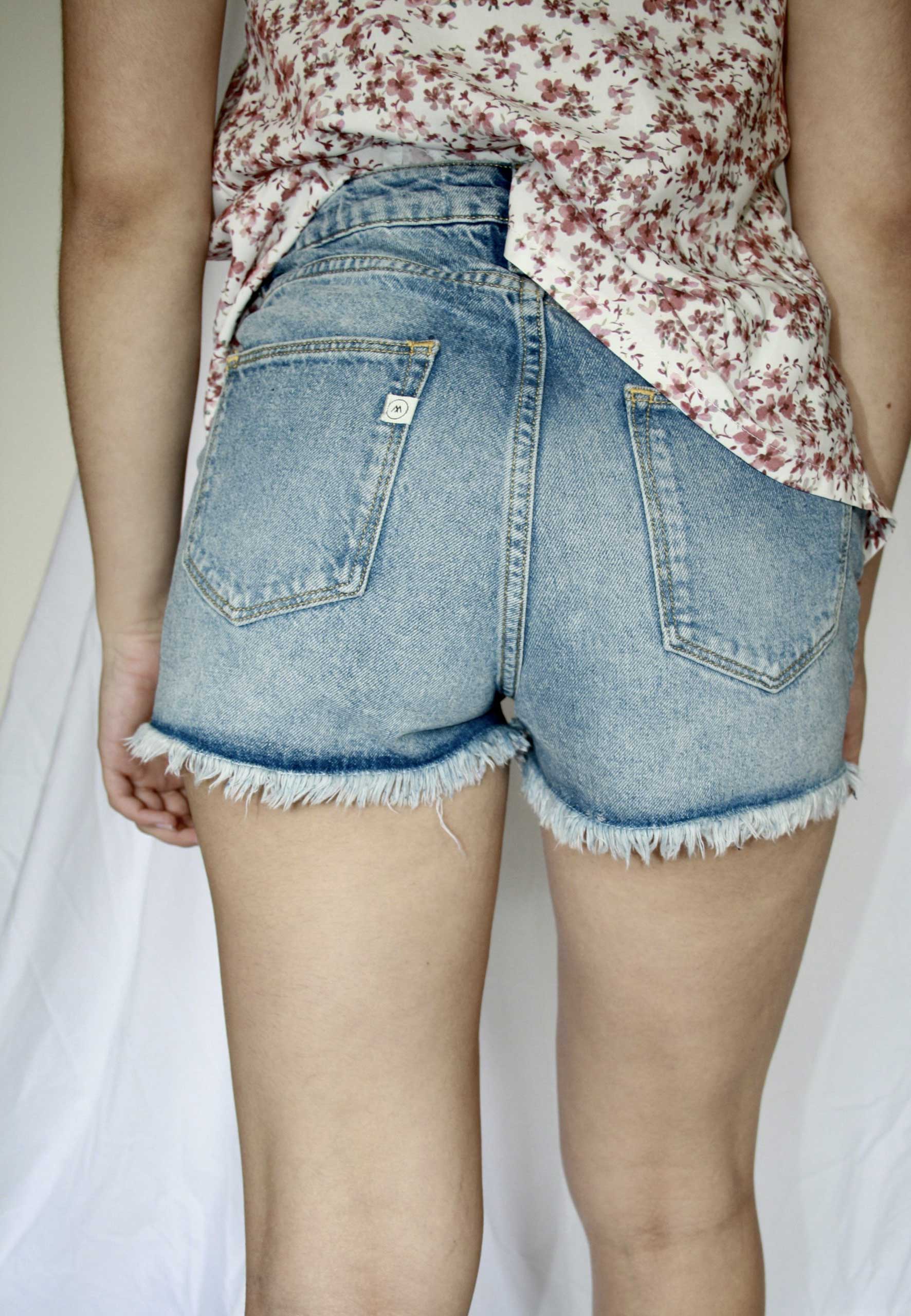 short MUDJEANS coton biologique coton recyclé